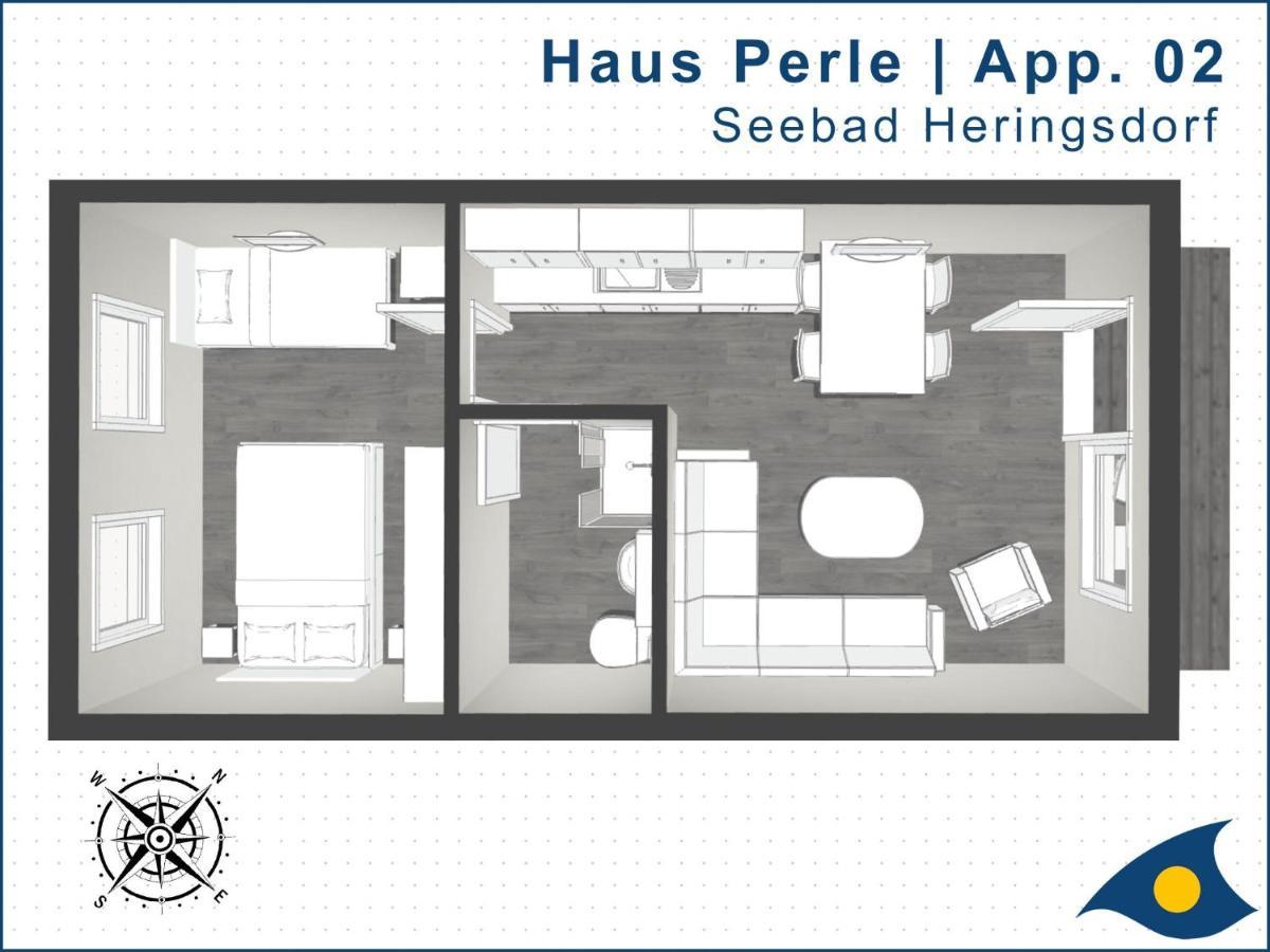 Haus Perle Whg 02 Lejlighed Heringsdorf  Eksteriør billede