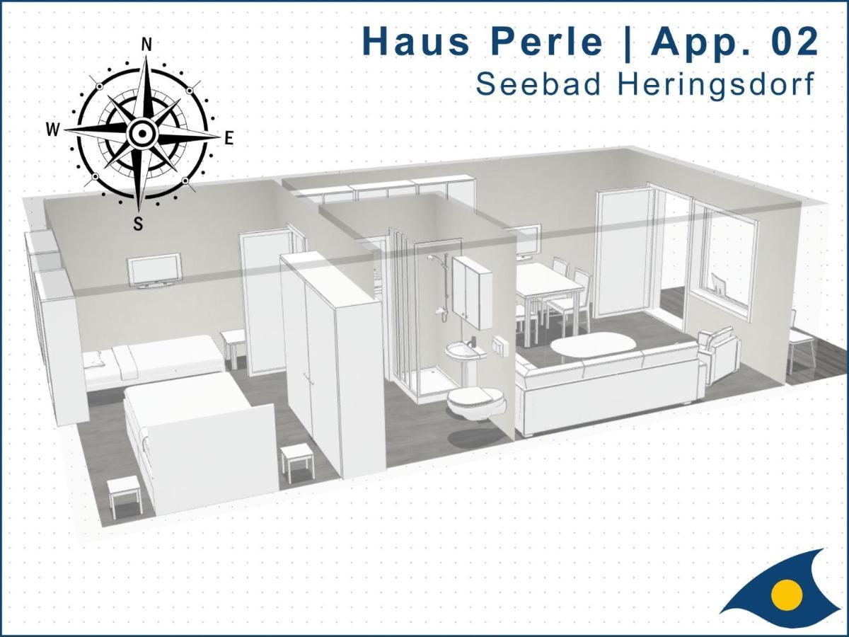 Haus Perle Whg 02 Lejlighed Heringsdorf  Eksteriør billede